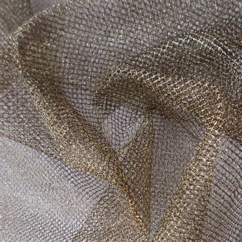 metallic mesh craft fabric|metal mesh fabric for clothing.